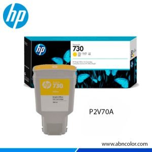Tinta HP 730 P2V70A Yellow Matte 300ML T1600dr