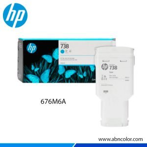 Tinta HP 738 676M6A Cyan 300ML MFP T850, T950