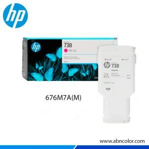 Tinta HP 738 676M7A Magenta 300ML MFP T850