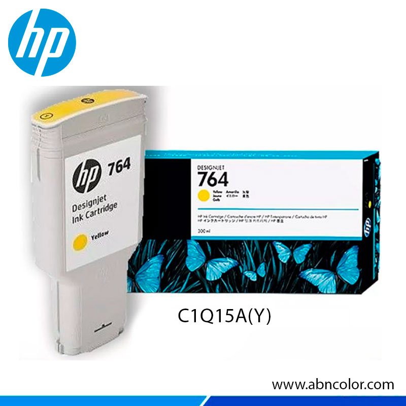 Tinta HP 764 C1Q15A Yellow 300ML MFP T3500