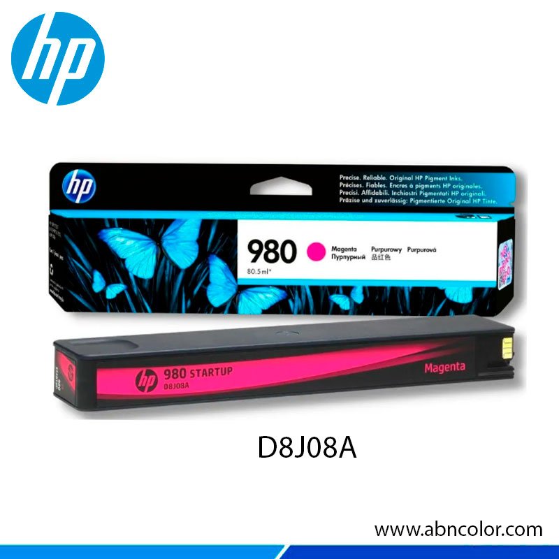 Tinta HP 980 D8J08A Magenta MFP M585DN, M585Z